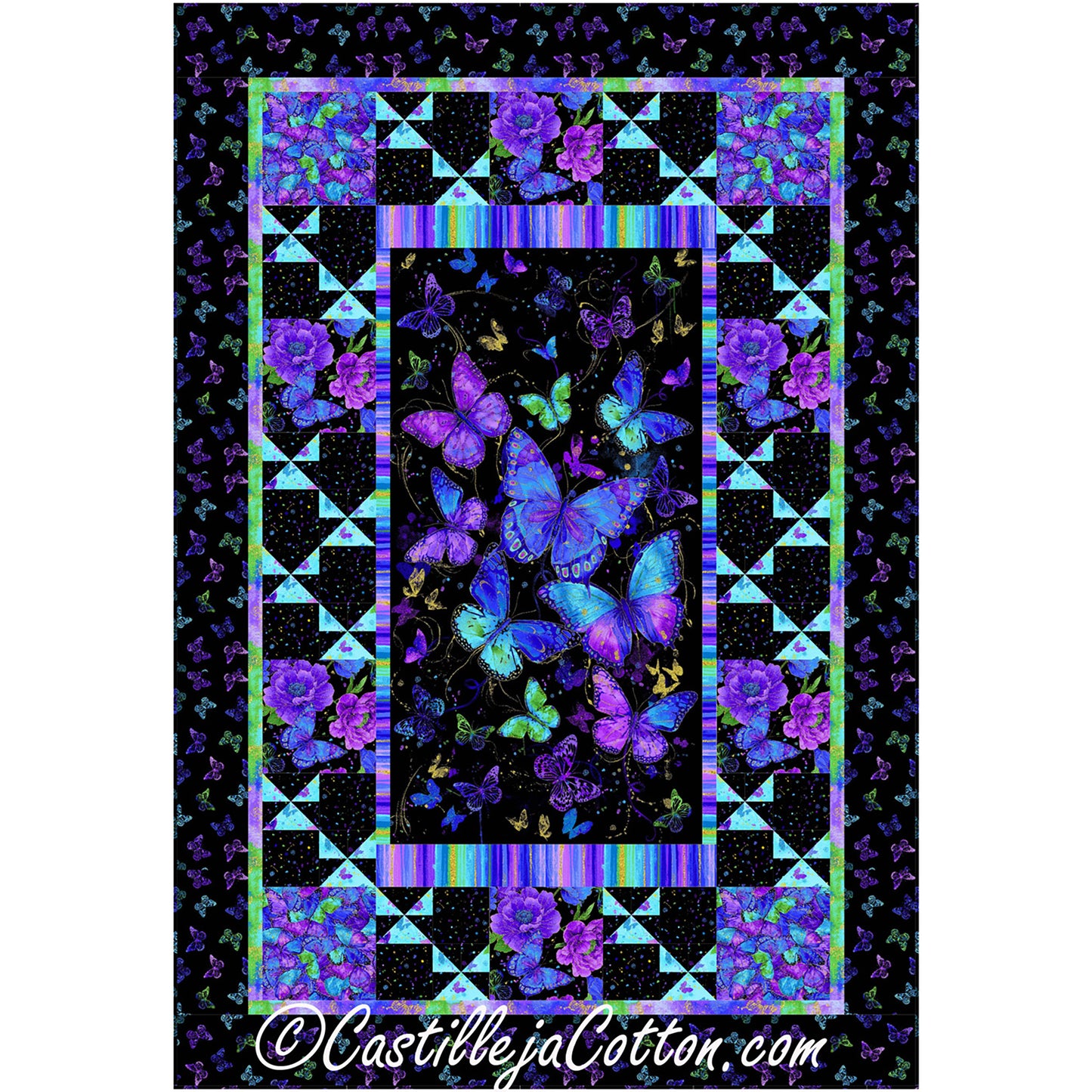 Evening Butterflies Quilt Pattern CJC-60452 - Paper Pattern