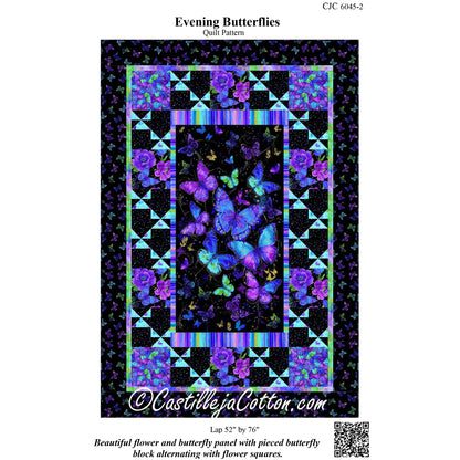 Evening Butterflies Quilt Pattern CJC-60452 - Paper Pattern