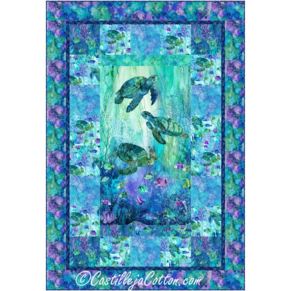 Turtles Swimming Quilt Pattern CJC-60521w - Wholesale Product