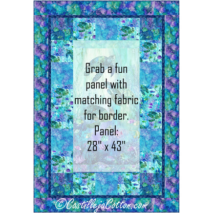Turtles Swimming Quilt Pattern CJC-60521w - Wholesale Product
