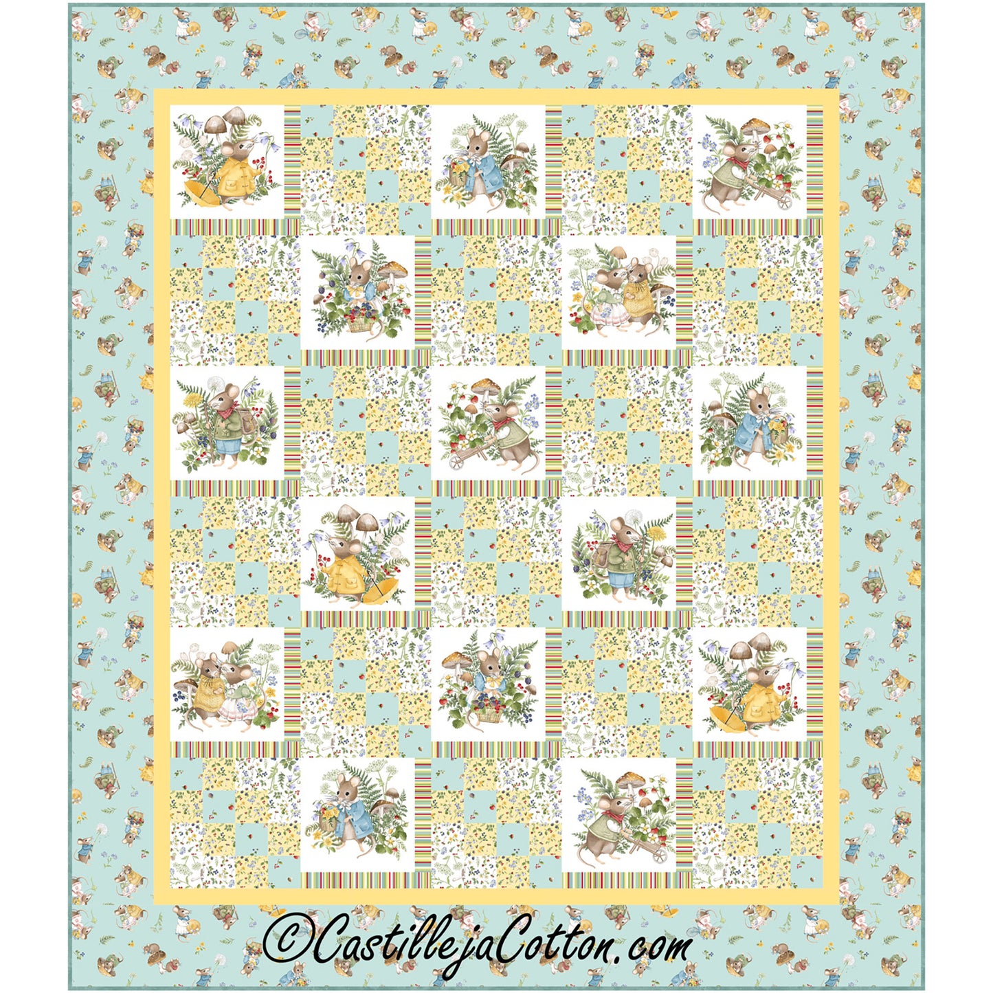 Country Mouse Quilt CJC-60561e - Downloadable Pattern