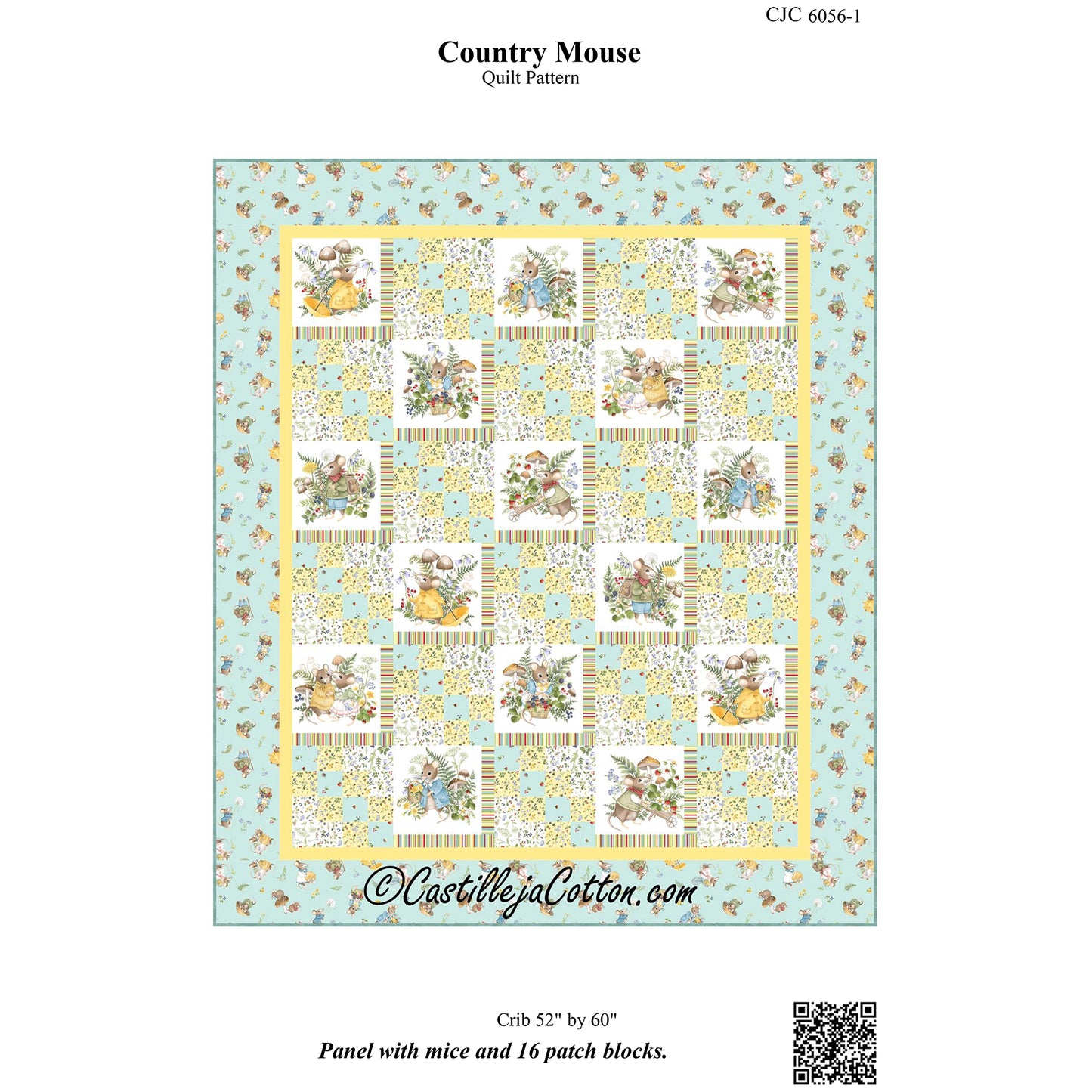 Country Mouse Quilt CJC-60561e - Downloadable Pattern