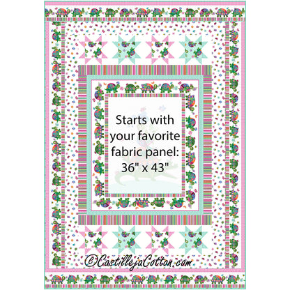 Turtle Train Quilt CJC-60661e - Downloadable Pattern