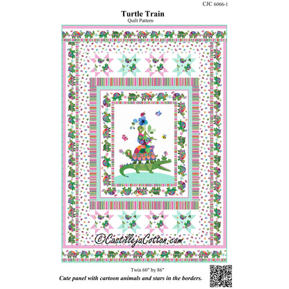 Turtle Train Quilt CJC-60661e - Downloadable Pattern