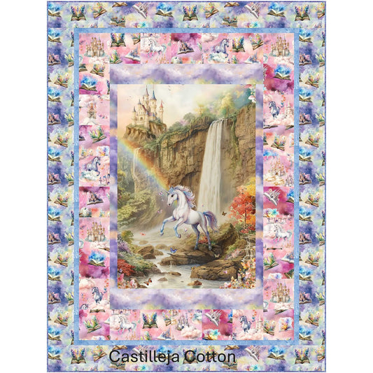 Castles and Unicorns Quilt CJC-60681e - Downloadable Pattern
