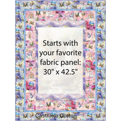 Castles and Unicorns Quilt CJC-60681e - Downloadable Pattern