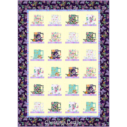 Garden Tea Party Quilt Pattern CJC-60691 - Paper Pattern