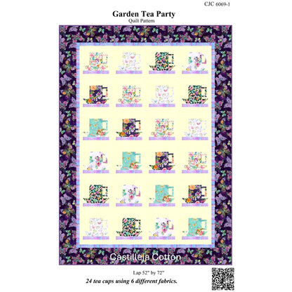 Garden Tea Party Quilt Pattern CJC-60691 - Paper Pattern