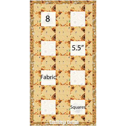 Bears and Sunflowers Quilt Pattern CJC-60721w - Wholesale Product