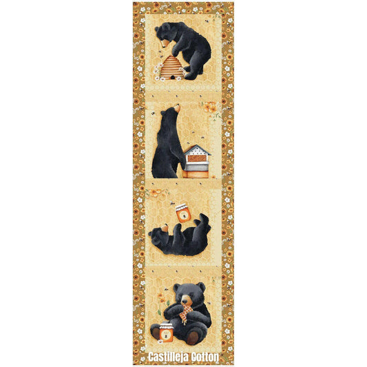 Bear and Honey Quilt CJC-60731e - Downloadable Pattern