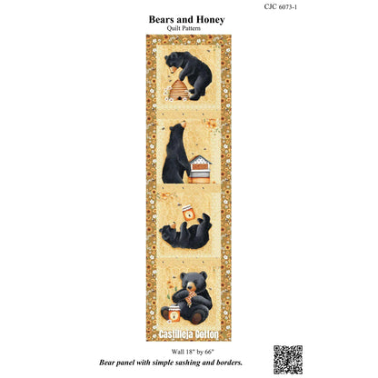 Bear and Honey Quilt CJC-60731e - Downloadable Pattern