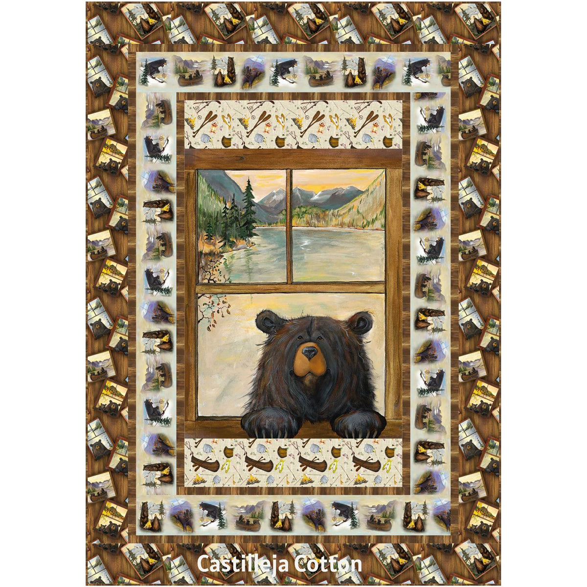 Bear Vacation Quilt CJC-60741e - Downloadable Pattern