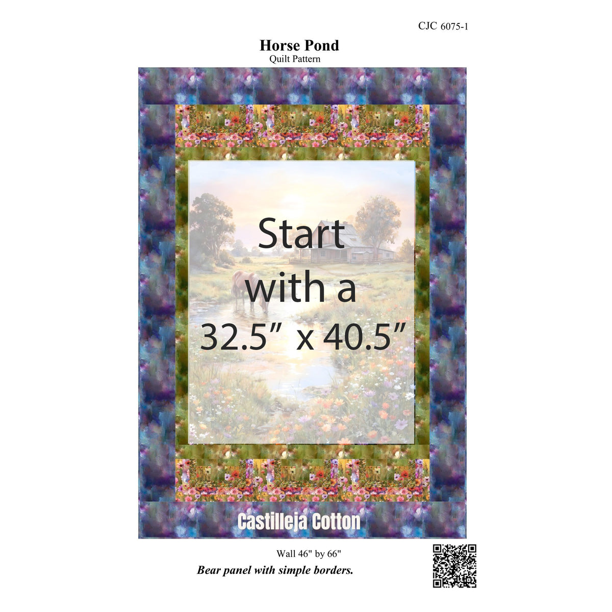 Horse Pond Quilt Pattern CJC-60751w - Wholesale Product