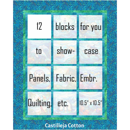 Stained Glass Sea Life Quilt Pattern CJC-60761w - Wholesale Product