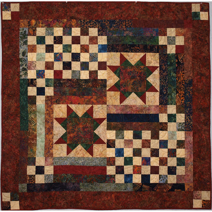 Double Star Quilt Pattern CMQ-111 - Paper Pattern