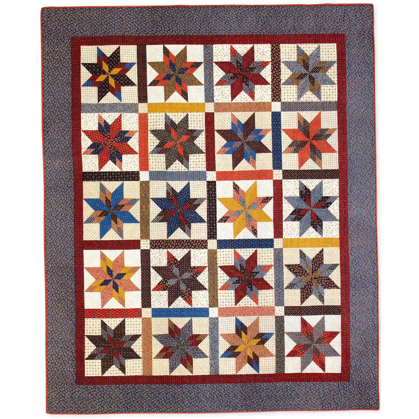 Blaze of Stars Quilt Pattern CMQ-136 - Paper Pattern