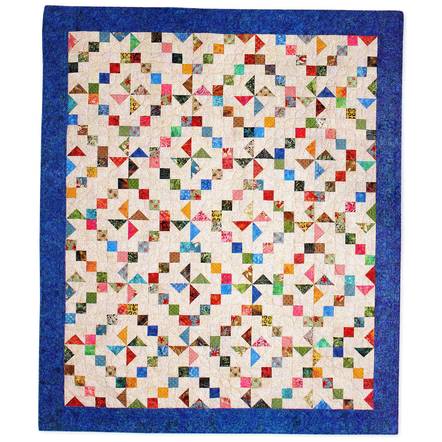 Ring Around the Pinwheel Quilt CMQ-137e - Downloadable Pattern