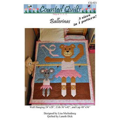 Ballerinas Quilt Pattern CQ-021 - Paper Pattern