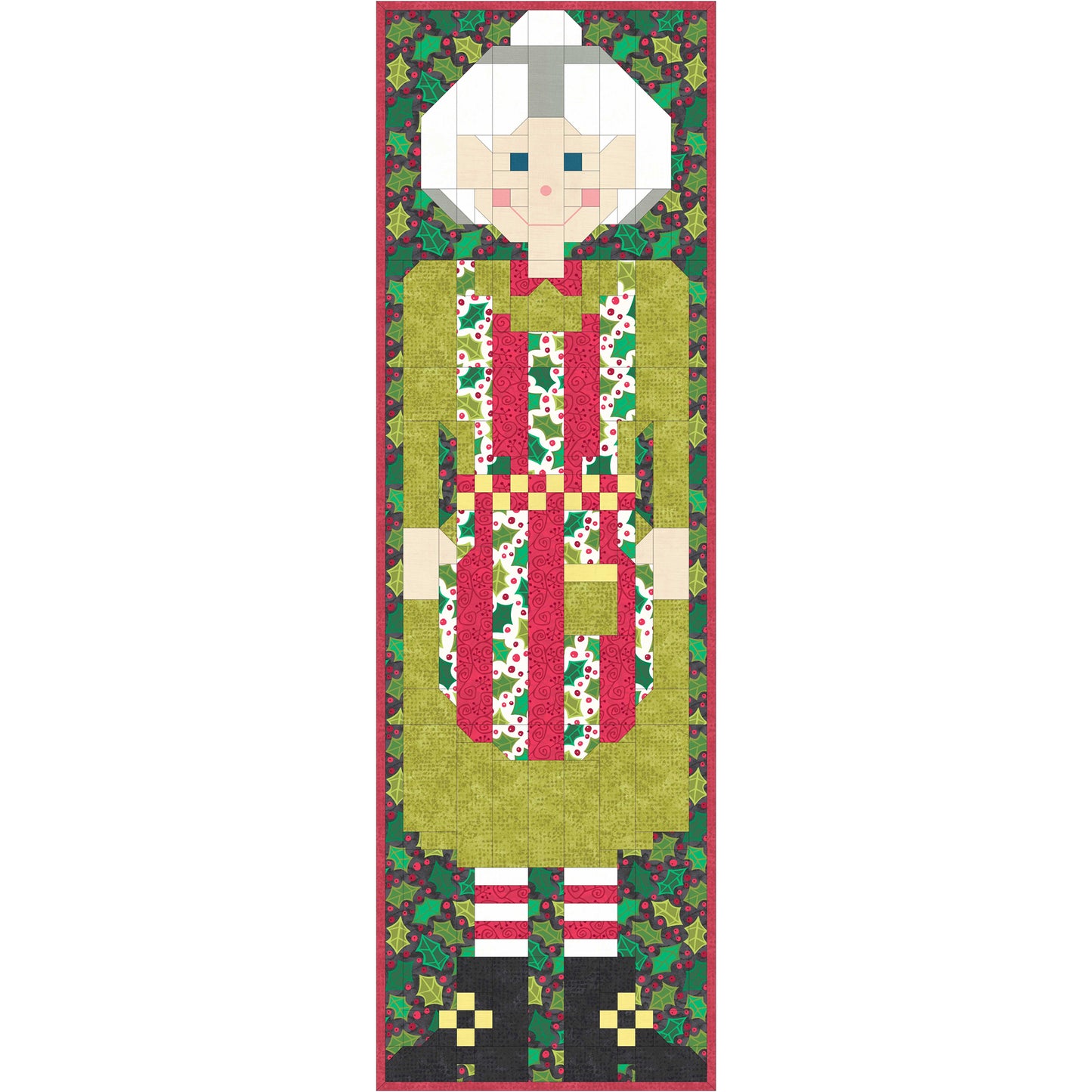 Granny Christmas Quilt CQ-050e - Downloadable Pattern