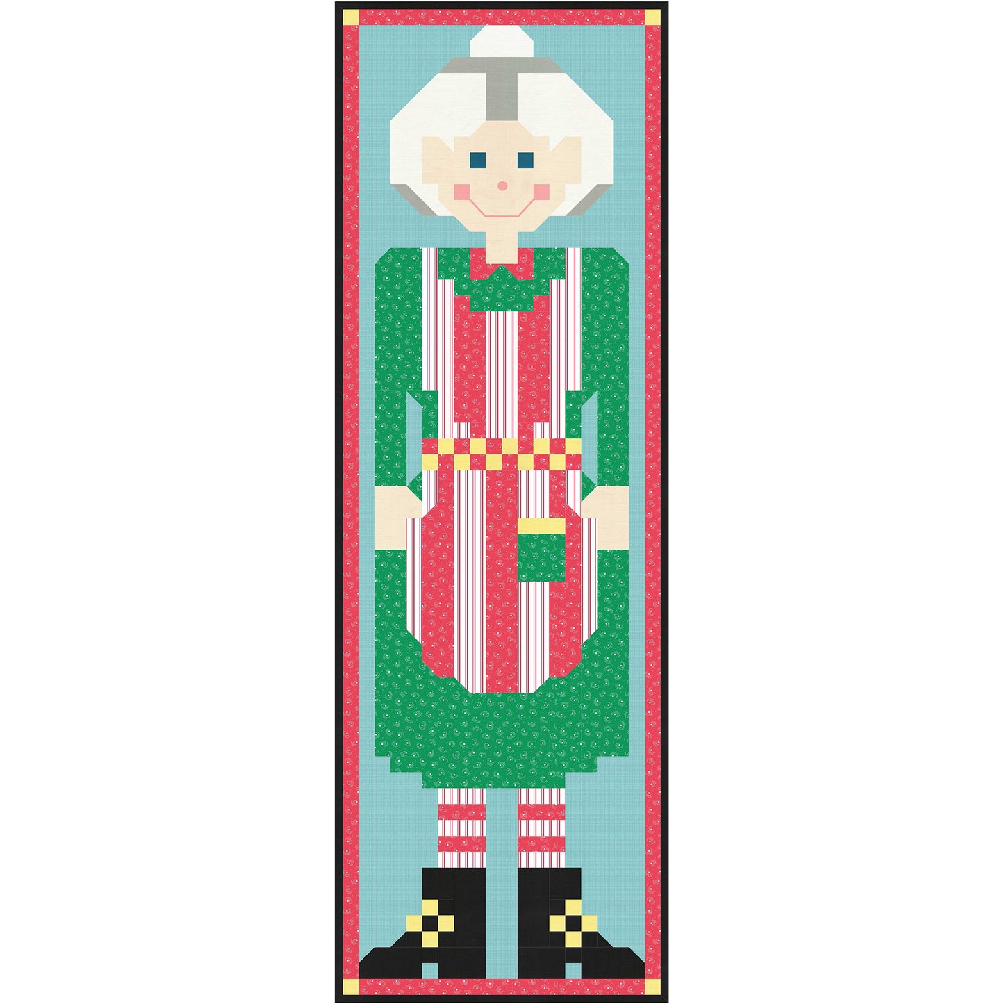 Granny Christmas Quilt CQ-050e - Downloadable Pattern