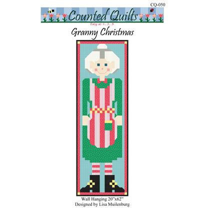 Granny Christmas Quilt CQ-050e - Downloadable Pattern