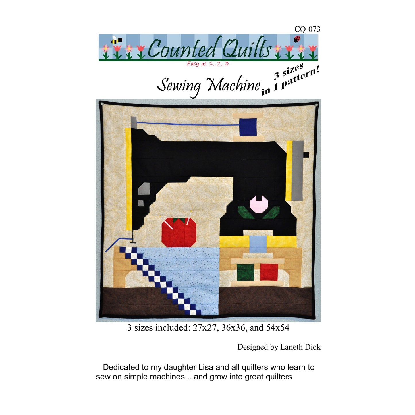 Sewing Machine Quilt CQ-073e - Downloadable Pattern