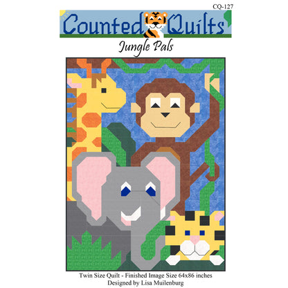 Jungle Pals Quilt Pattern CQ-127 - Paper Pattern