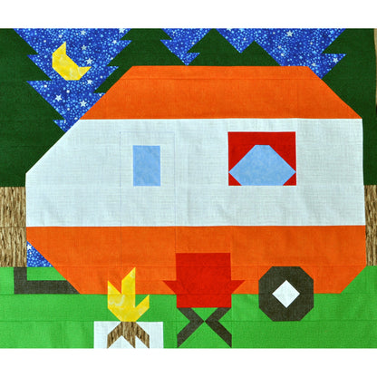 Happy Camper Quilt Pattern CQ-134 - Paper Pattern