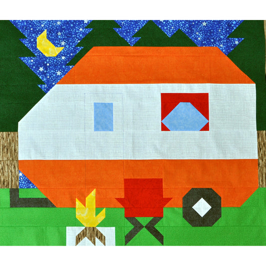 Happy Camper Quilt CQ-134e - Downloadable Pattern