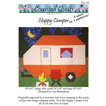 Happy Camper Quilt Pattern CQ-134 - Paper Pattern