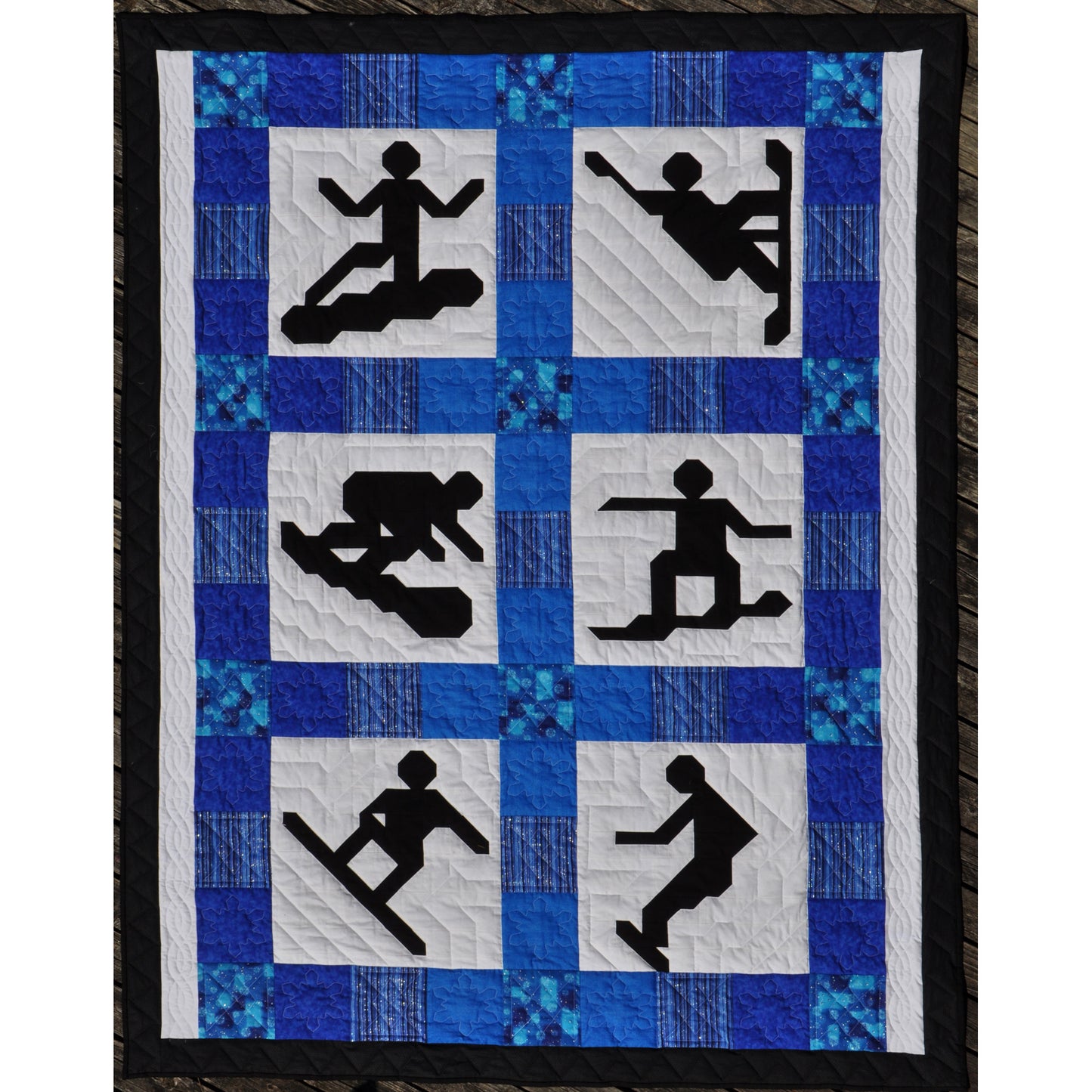 Snowboarding Quilt Pattern CQ-142 - Paper Pattern