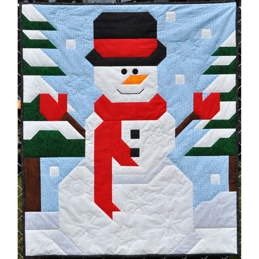 Frosty Friend Quilt CQ-143e - Downloadable Pattern
