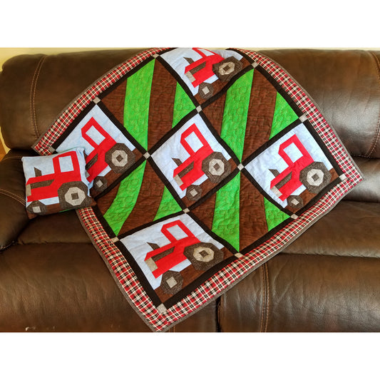 Plowing the Field Quilt CQ-144e - Downloadable Pattern