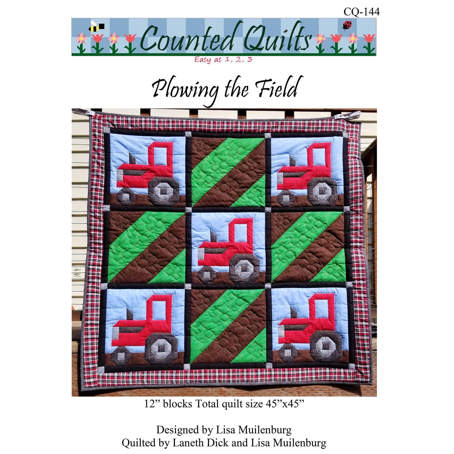 Plowing the Field Quilt Pattern CQ-144 - Paper Pattern
