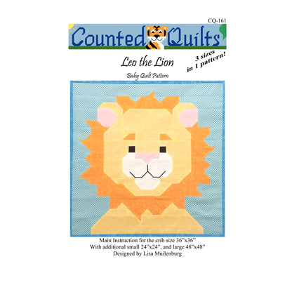 Leo the Lion Quilt Pattern CQ-161 - Paper Pattern