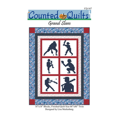 Cover image of pattern for Grand Slam quilt.