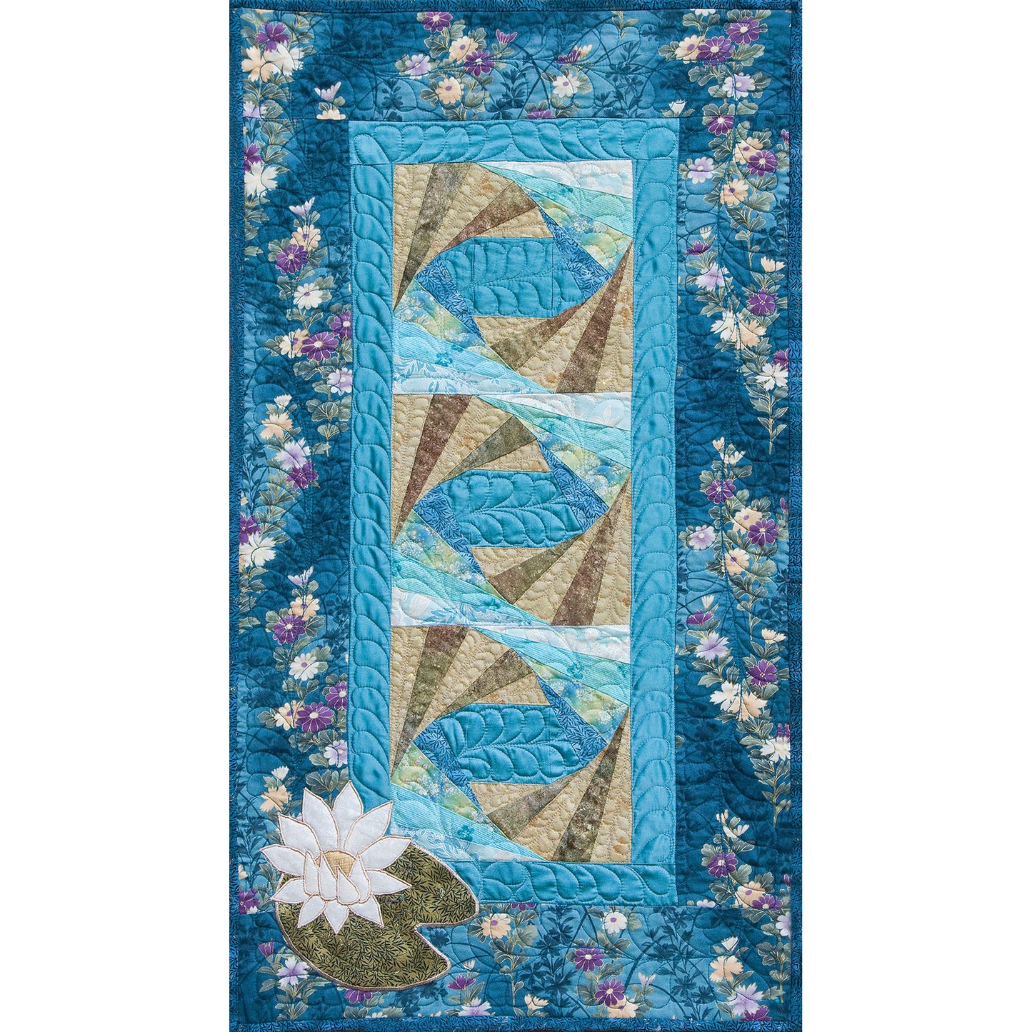 Tranquility Quilt Pattern CQA-102 - Paper Pattern