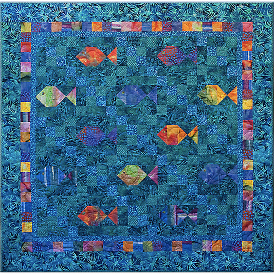 Sea Jewels Quilt CQA-301e - Downloadable Pattern