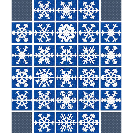 Snowflake Blocks CQD-5703e - Downloadable Pattern