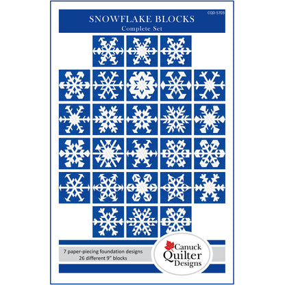 Snowflake Blocks CQD-5703e - Downloadable Pattern