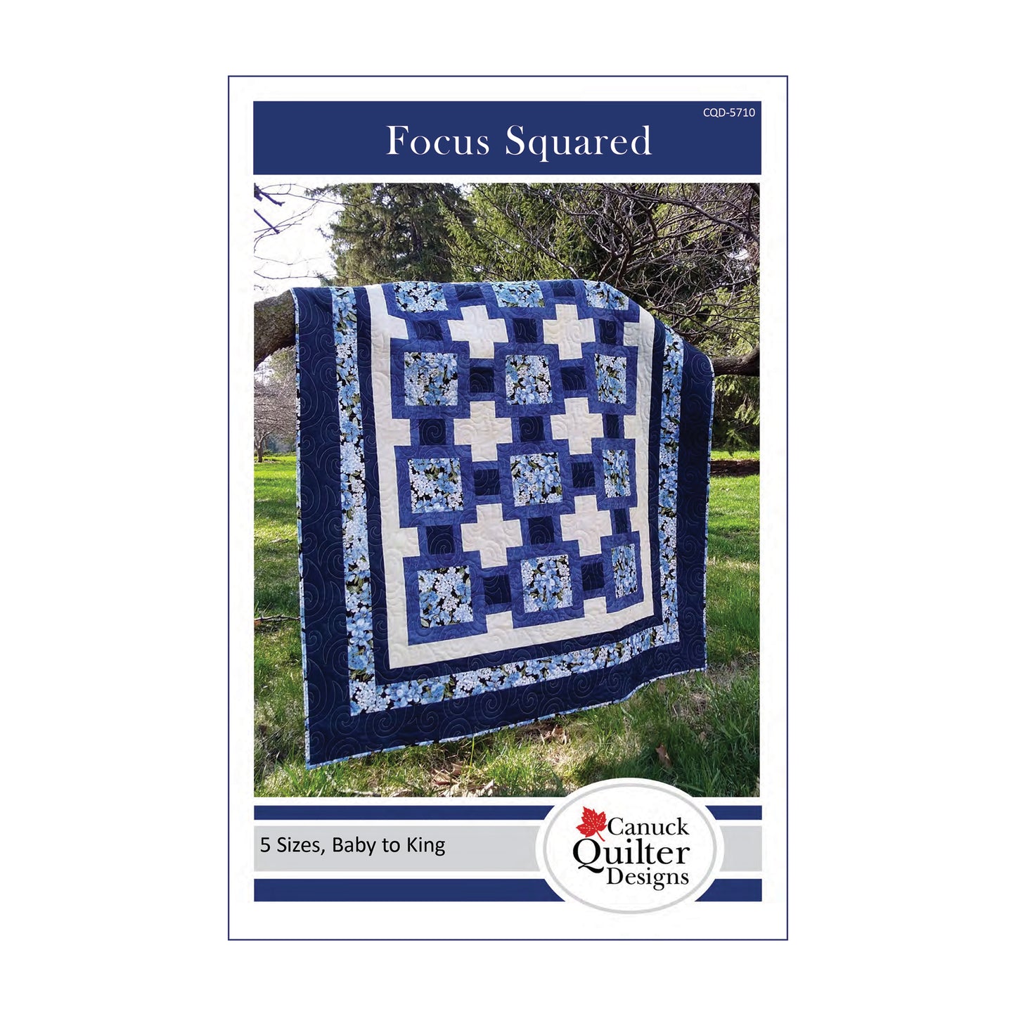 Focus Squared Quilt CQD-5710e - Downloadable Pattern