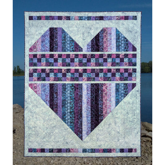 Love Large Quilt CQD-8728e - Downloadable Pattern