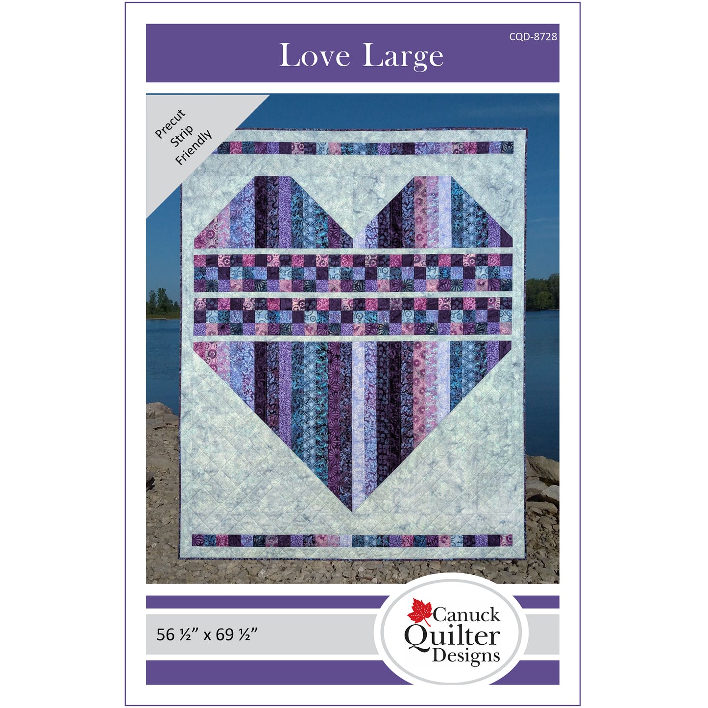 Love Large Quilt CQD-8728e - Downloadable Pattern