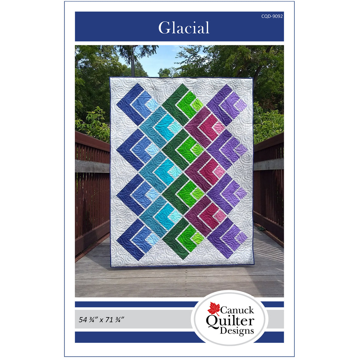 Glacial Quilt CQD-9092e - Downloadable Pattern