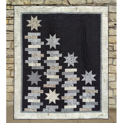 Stellar Stacks Quilt CQD-9115e - Downloadable Pattern
