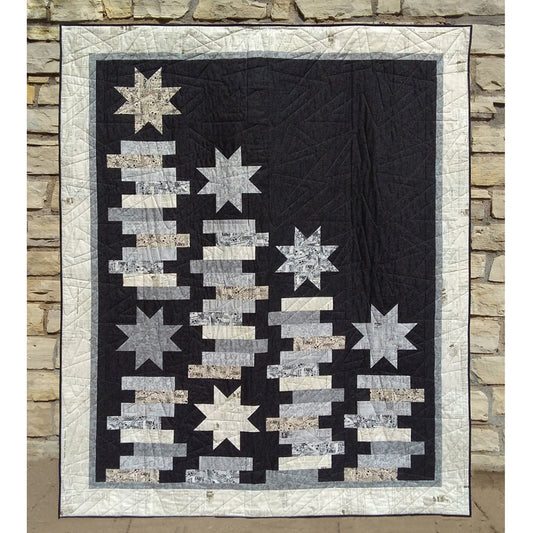 Stellar Stacks Quilt CQD-9115e - Downloadable Pattern