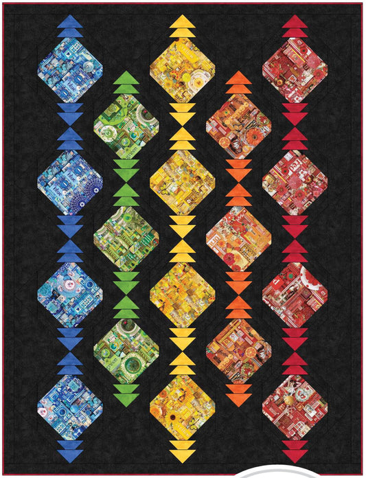 I Spy Lanterns Quilt CQD-9122e - Downloadable Pattern