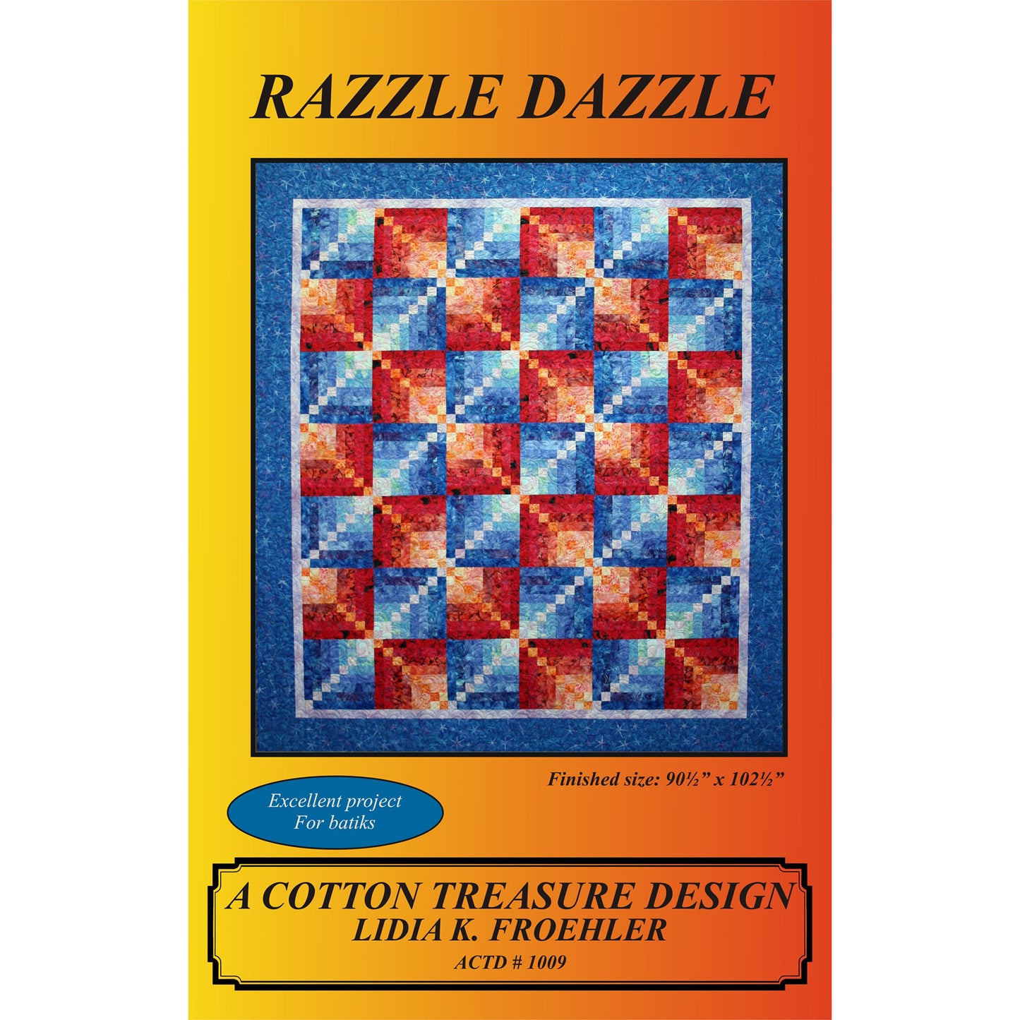 Razzle Dazzle Pattern CTD-1009 - Paper Pattern