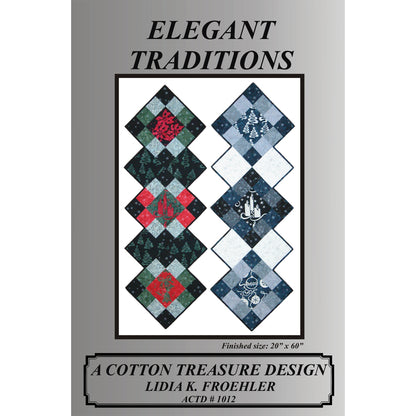 Elegant Traditions Table Runner Pattern CTD-1019 - Paper Pattern