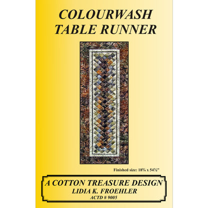 Colourwash Table Runner CTD-9005e - Downloadable Pattern